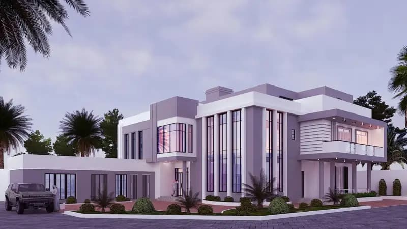 تصميم فلل سكنية